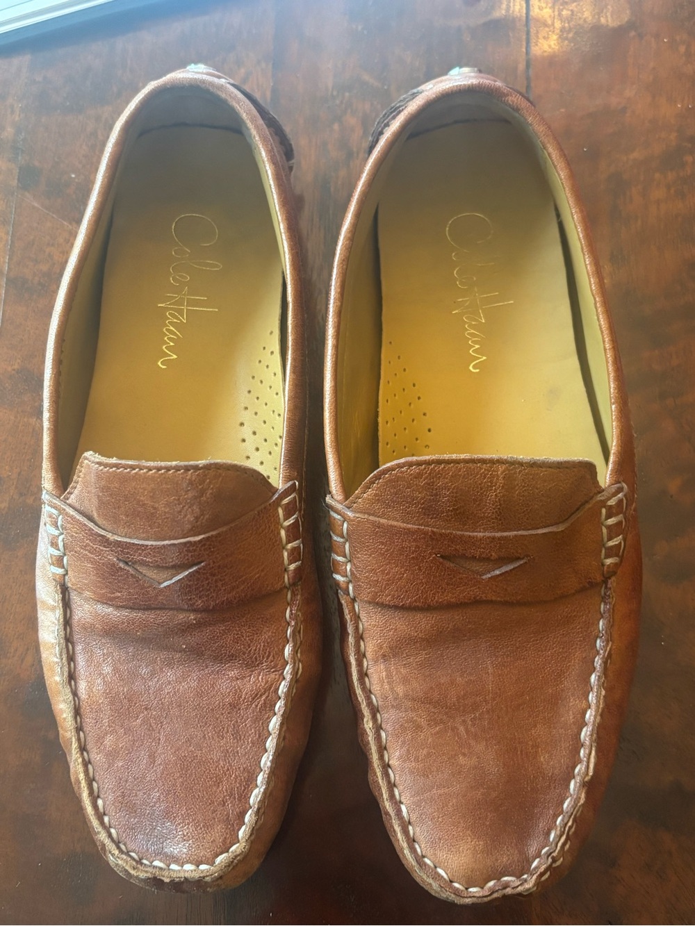 Cole Haan Brown Trillby Driver Loafers